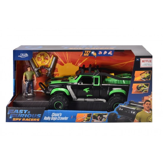 Masinuta metalica Fast and Furious Spy Racers Cisco's Rally Baja Crawler scara 1:16