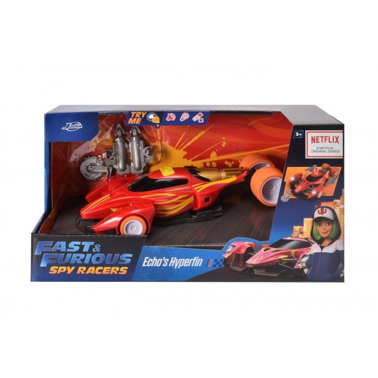 Masinuta metalica Fast and Furious Spy Racers Rally Hyper Fin scara 1:24