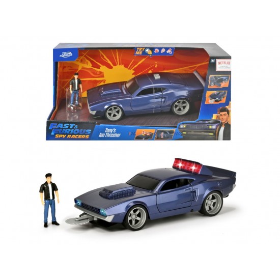 Masinuta metalica Fast and Furious Spy Racers Tony's Ion Thresher scara 1:16