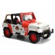 Masinuta metalica Jeep Wrangler Jurassic World 1992 scara 1:24
