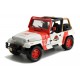 Masinuta metalica Jeep Wrangler Jurassic World 1992 scara 1:24