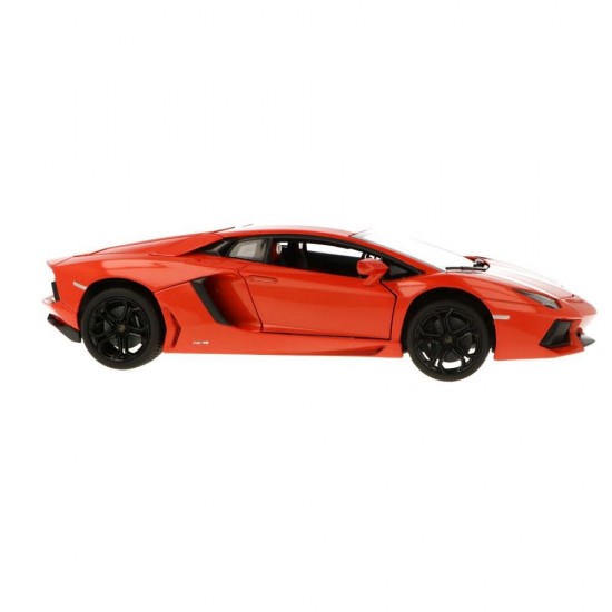 Masinuta metalica Lamborghini Aventador LP700 portocaliu scara 1:18