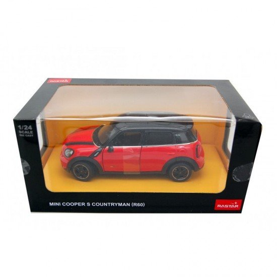 Masinuta metalica Mini Cooper rosu scara 1:24