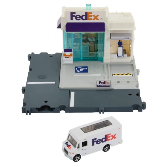 Set de joaca Matchbox Action Drivers - Centrul de colete Fedex