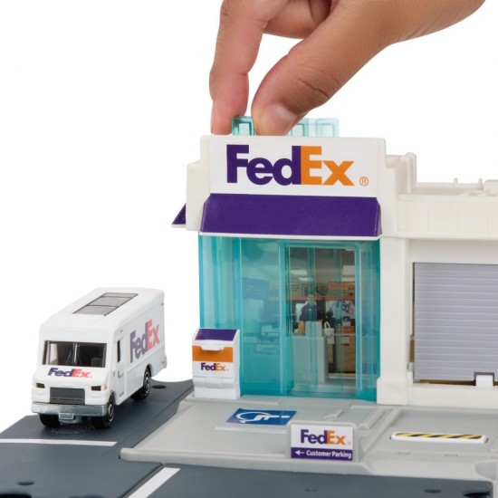 Set de joaca Matchbox Action Drivers - Centrul de colete Fedex