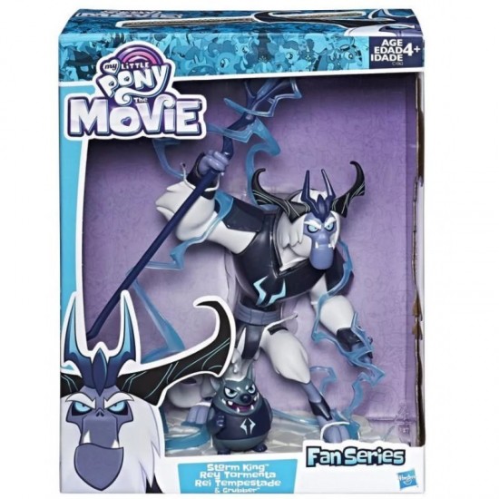 Set figurine My Little Pony Storm King si Grubber