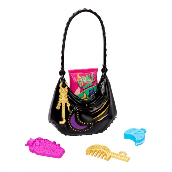 Papusa Monster High Clawdeen Wolf cu animalut si accesorii