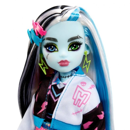 Papusa Monster High Frankie Stein cu animalut si accesorii