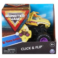 Masinuta Monster Jam El Toro Loco seria Click and Flip scara 1:43