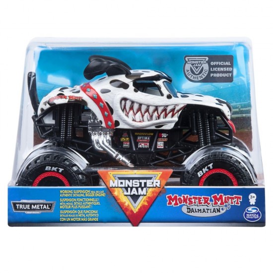 Masinuta metalica Monster Jam Dalmatianul Mutt scara 1:24