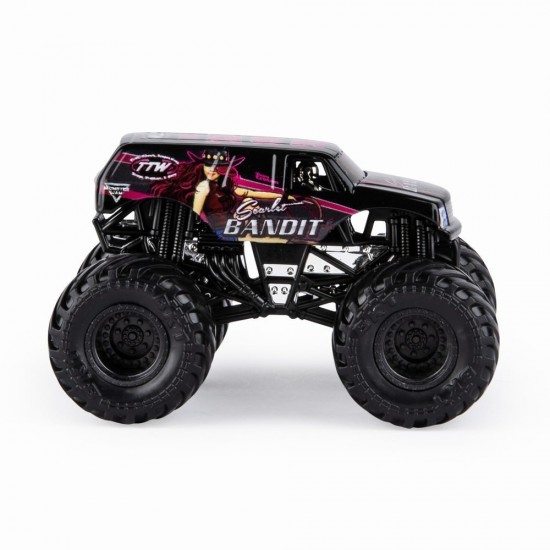 Masinuta metalica Monster Jam Scarlet Bandit scara 1:64