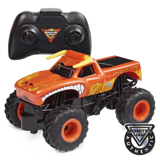 Masinuta Monster Jam El Toro Loco cu telecomanda scara 1:24 Masinuta Monster Jam El Toro Loco cu telecomanda scara 1:24