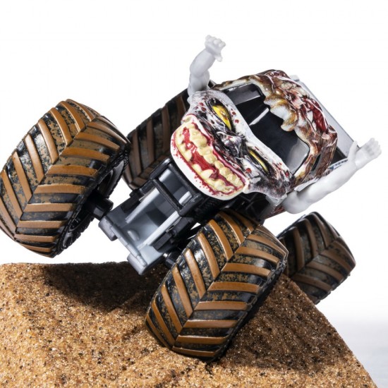 Set acrobatii cu nisip kinetic si accesorii Monster Jam
