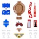 Set de joaca cascadorii Monster Jam - Blastin Bones
