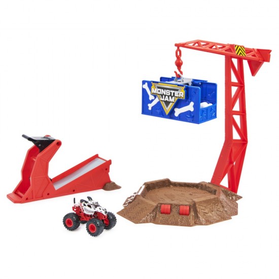 Set de joaca cascadorii Monster Jam - Blastin Bones