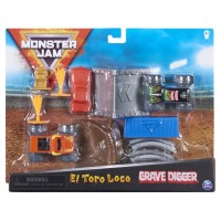 Set de joaca Monster Jam - El Toro Loco si Groparul