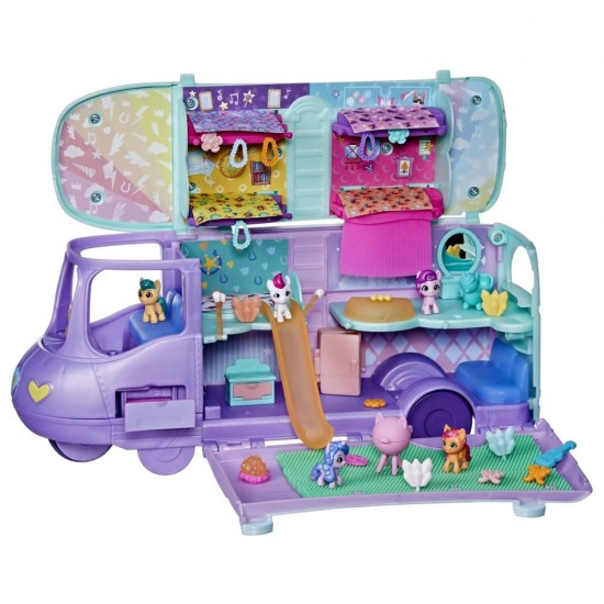 Set de joaca My Little Pony Mini World Magic Mare Stream - Camioneta magica