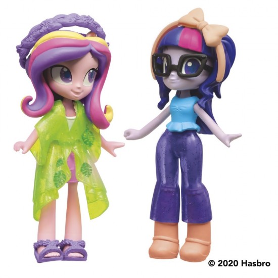 Set figurine My Little Pony Equestria Girls Twilight Sparkle si Princess Cadance