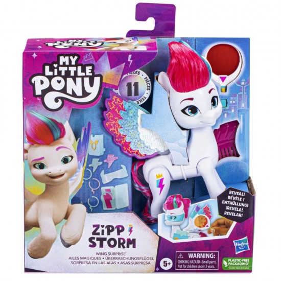 Set figurina cu accesorii My Little Pony Wing Surprise Zipp Storm