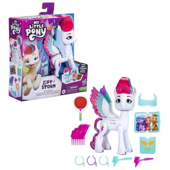 Set figurina cu accesorii My Little Pony Wing Surprise Zipp Storm