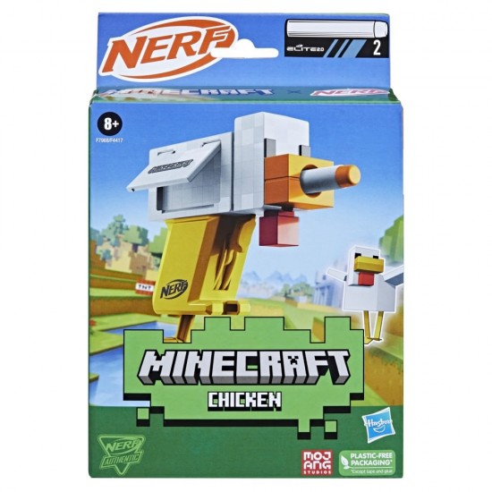 Blaster Nerf Minecraft Microshots Chicken