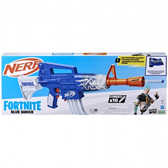 Blaster Nerf Fortnite Blue Shock