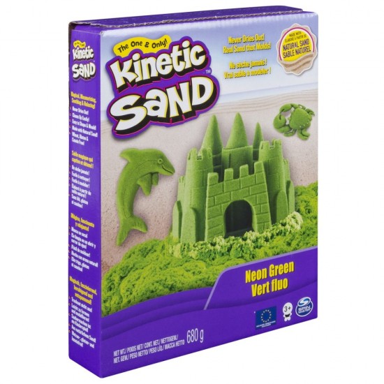 Nsip kinetic Deluxe verde neon 680 grame Kinetic Sand