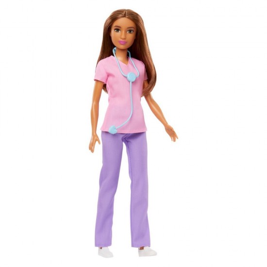 Papusa Barbie Cariere - Asistenta medicala satena