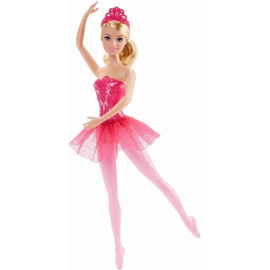 Papusa Barbie balerina cu costum roz