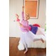 Papusa Barbie balerina cu costum roz