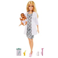 Papusa Barbie doctor pediatru