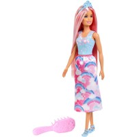 Papusa Barbie Dreamtopia Printesa cu perie