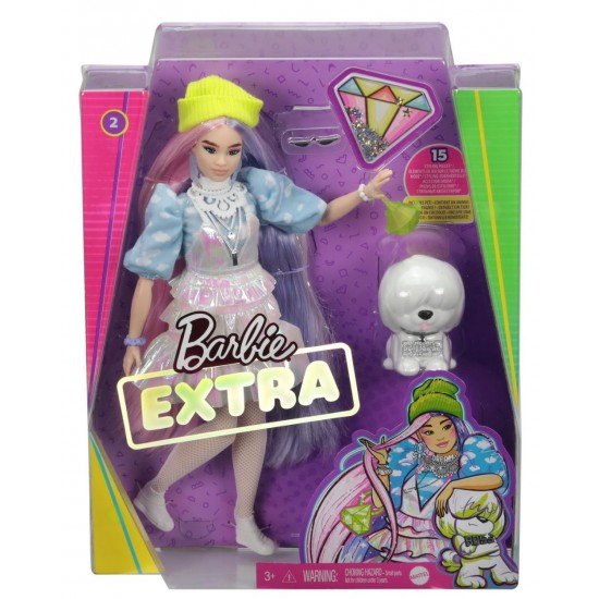 Papusa Barbie Extra Style Beanie