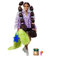 Papusa Barbie Extra Style cu coafura moderna