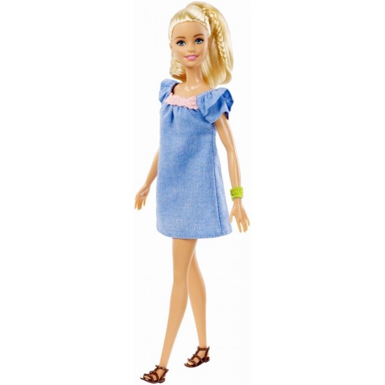 Papusa Barbie Fashionistas blonda cu hainute de schimb