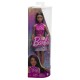 Papusa Barbie Fashionistas bruneta cu top cu stelute