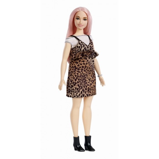 Papusa Barbie Fashionistas cu par roz