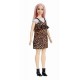 Papusa Barbie Fashionistas cu par roz