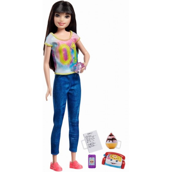 Papusa Barbie Family - Bona in jeans