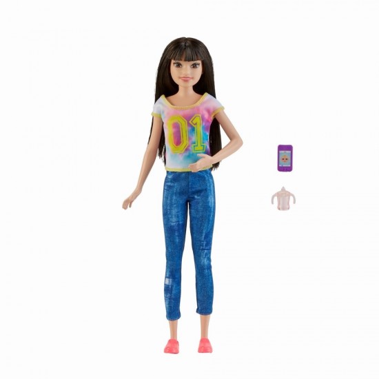 Papusa Barbie Family - Bona in jeans