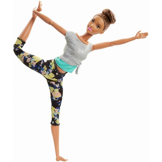 Papusa Barbie Made to Move cu 22 de articulatii  - Yoga style
