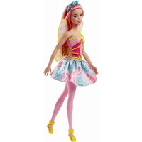 Papusa Barbie Dreamtopia - Zana cu parul roz