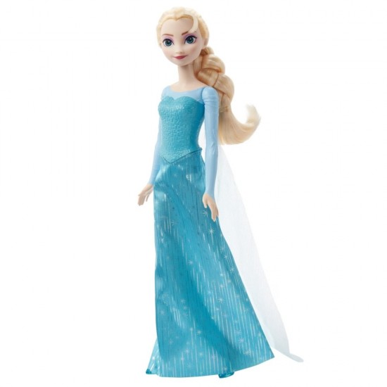 Papusa Disney Frozen Elsa cu rochie albastra