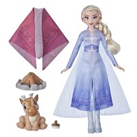 Papusa Disney Frozen 2 Elsa foc de tabara