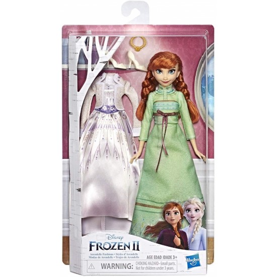 Papusa Anna Frozen 2 cu rochita de schimb