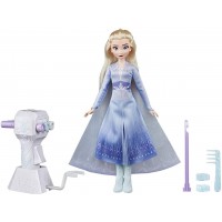 Papusa Elsa cu par lung pentru impletit Frozen 2