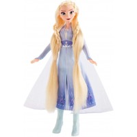 Papusa Elsa cu par lung pentru impletit Frozen 2