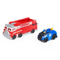 Camion de pompieri cu figurina metalica Patrula Catelusilor 