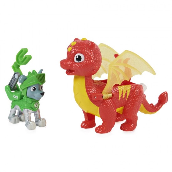 Minifigurine Rocky si Dragon Flame Patrula Catelusilor