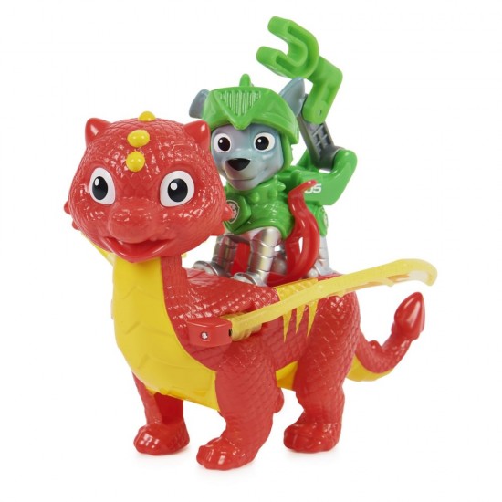 Minifigurine Rocky si Dragon Flame Patrula Catelusilor